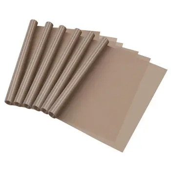 

6Pcs Teflon Sheet 40X60Cm Reusable Resistant Baking Mat Oil-Proof Paper Baking Oven Tool Non-Stick For Bbq