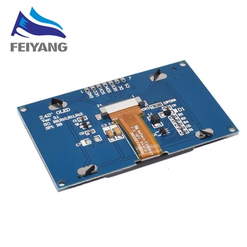 

10PCS 2.42" 2.42 inch White/Yellow LCD Screen 128x64 OLED Display Module IIC I2C SPI Serial for C51 STM32 SPD0301