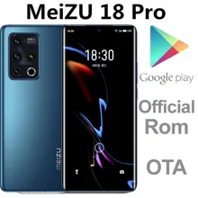 Unlocked Meizu 18 Pro 5G Cell Phone Snapdragon 888 Octa Core 50.0MP+44.0MP 6.7" 3200X1440 40W Charger Android 10.0 Fingerprint
