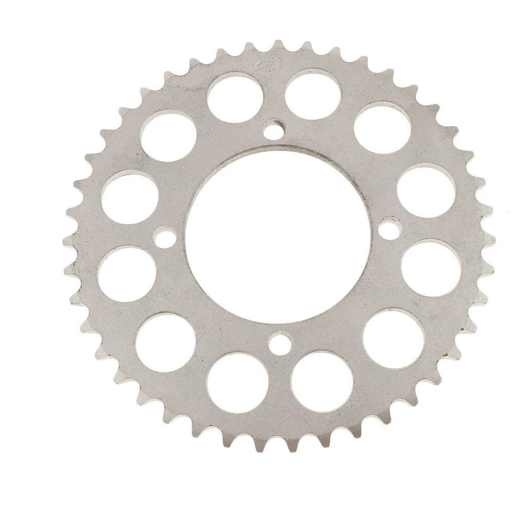 Motorcycle Driven Replacement 420 Chain 43 Tooth Rear Sprocket for 125cc 140cc 150cc 160cc Motorcycle Dirt Bike