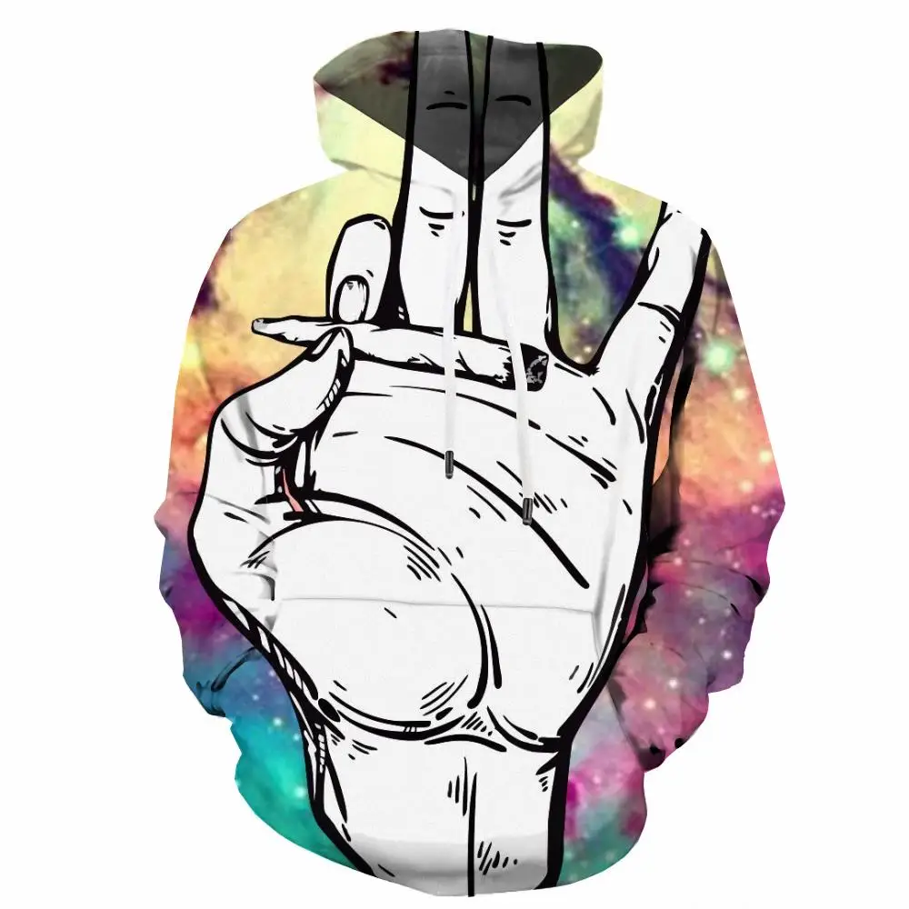 

3d Hoodies Galaxy Hoodie Men Hand Hoody Anime Colorful 3d Printed Space Sweatshirt Printed Unisex Funny Autumn Fashion Sexy