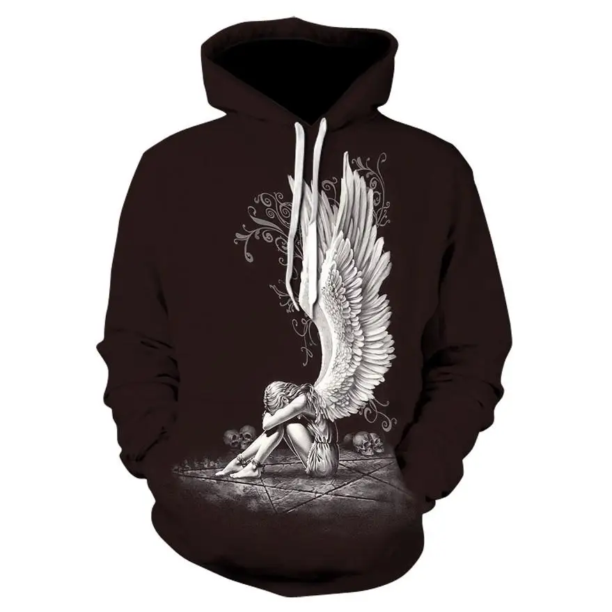 2018 New Gothic Skull Hoodie Men's Hip Hop Hoodie Men / Women's Thin 3D Sweatshirt Print Fake Denim Jacket Skull Hoodie Pullover 2018 New Gothic Skull Hoodie Men's Hip Hop Hoodie Men / Women's Thin 3D Sweatshirt Print Fake Denim Jacket Skull Hoodie Pullover