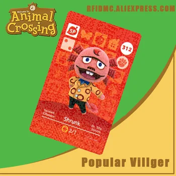 

312 Shrunk Animal Crossing Card Amiibo for New Horizons