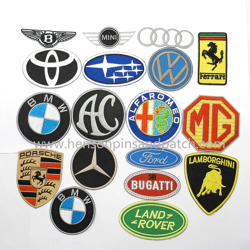 Ferrari Car Brand Logo Embroidered Iron on //Sew On Patch//Badge For Clothes