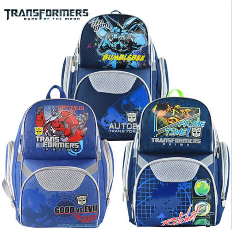 

New Style Genuine Product Transformers Men's Young STUDENT'S 1-3 Grade Burden Relieving Space Shoulder Back School Bag