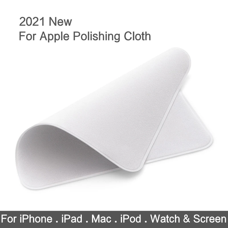 Новинка 2021 ткань для полировки экрана iphone чехол очистки iPad Mac Apple Watch iPod Pro дисплей