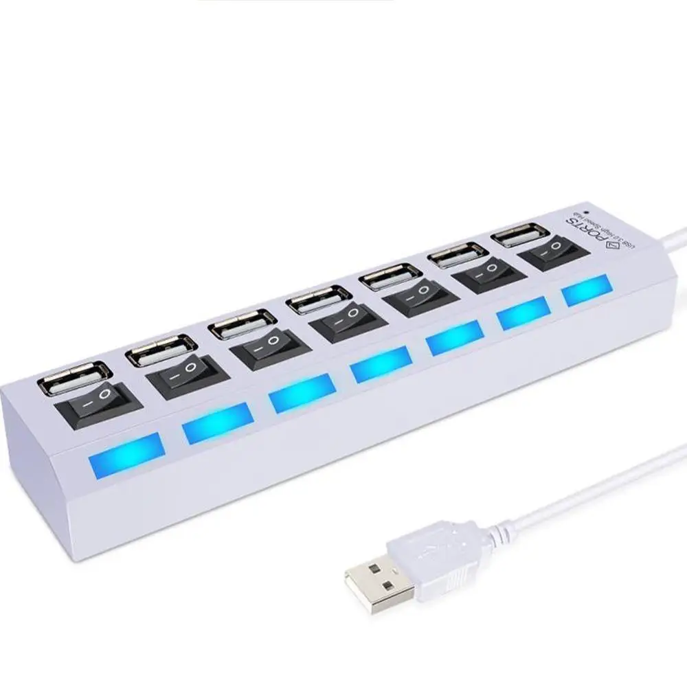 Usb хаб 20.HUB USB сплиттер Мульти 2 0 концентратор 4/ Power Hab PC для компьютера аксессуары