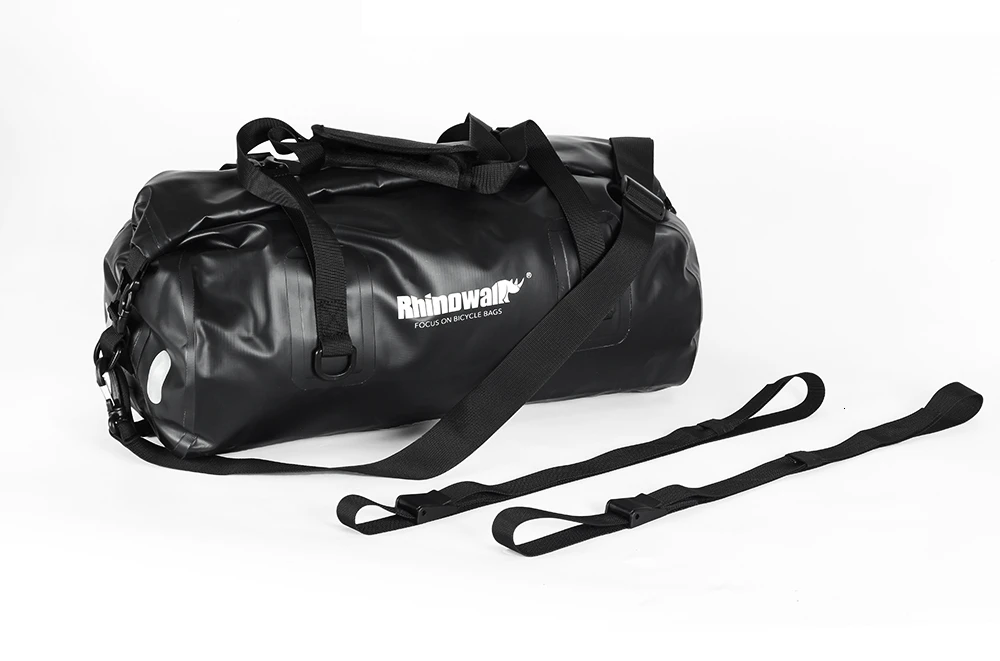 Rhinowalk Bicycle Luggage Bags 20L Full Waterproof for Road Bike Rear Rack Trunk Cycling Saddle Storage Pannier Multi Travel Bag (20)