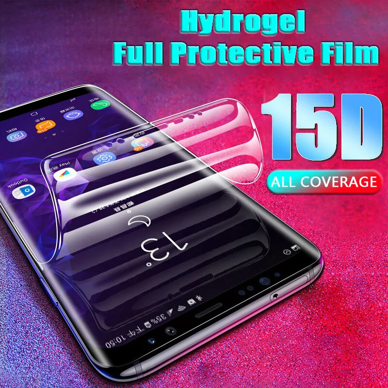 Гидрогелевый протектор экрана для samsung Galaxy S9 S10 S8 Plus S10E Note 9 8 S7 S6 Edge полная защитная