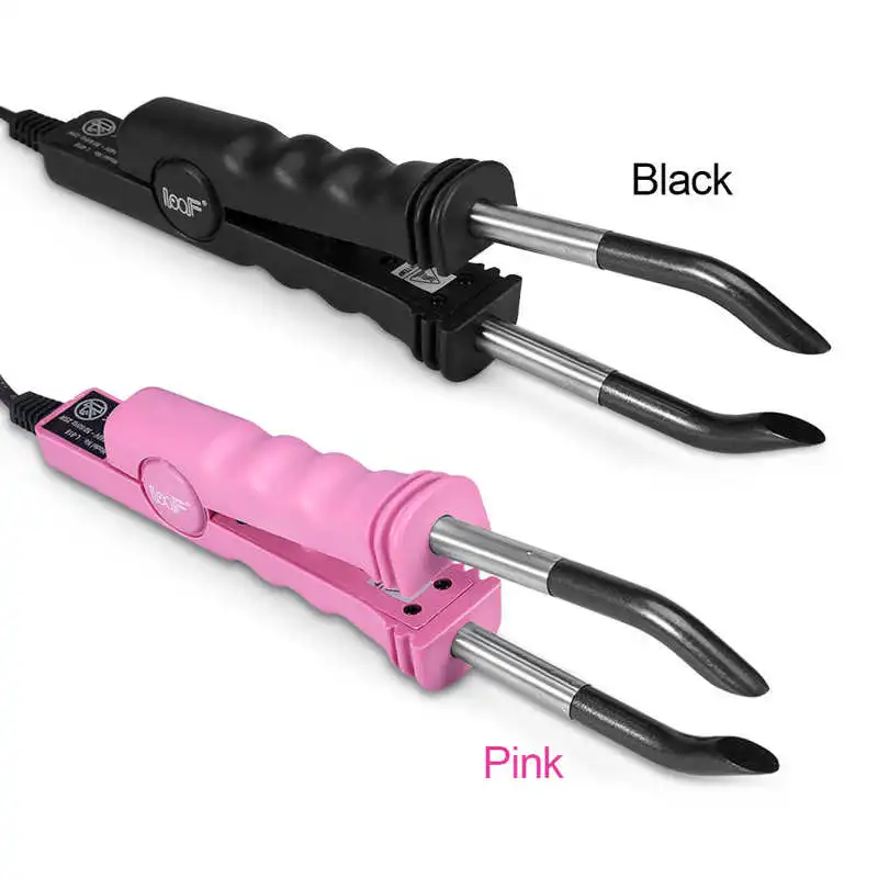 Envy Hair Extension Iron Connector Machine Salon Iron Tool Black Or Red Color Hair Connector Tools Temperature Heat Connector