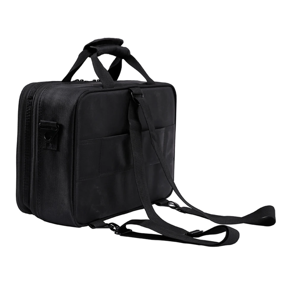 Cosmetic Bag Large Capacity Makeup Organizer Multilayer Female Storage Case Black Handbag Bolso Mujer High Quality Suitcase