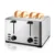4 ломтика Завтрак машина тостер плита хлебопечка оборудование автоматический тостер бытовой тостов машина THT-3012B - изображение