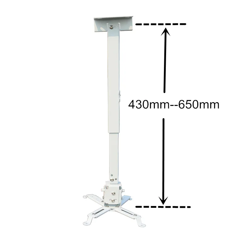 Универсальный потолочный кронштейн для проектора, растягивающийся держатель для резьбы, регулируемая подставка