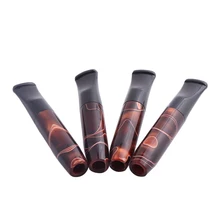 1 шт. Высококачественная пластиковая курительная трубка со съемным узором 8,5 см классический подарок трубка травяной мундштук аксессуары для курения