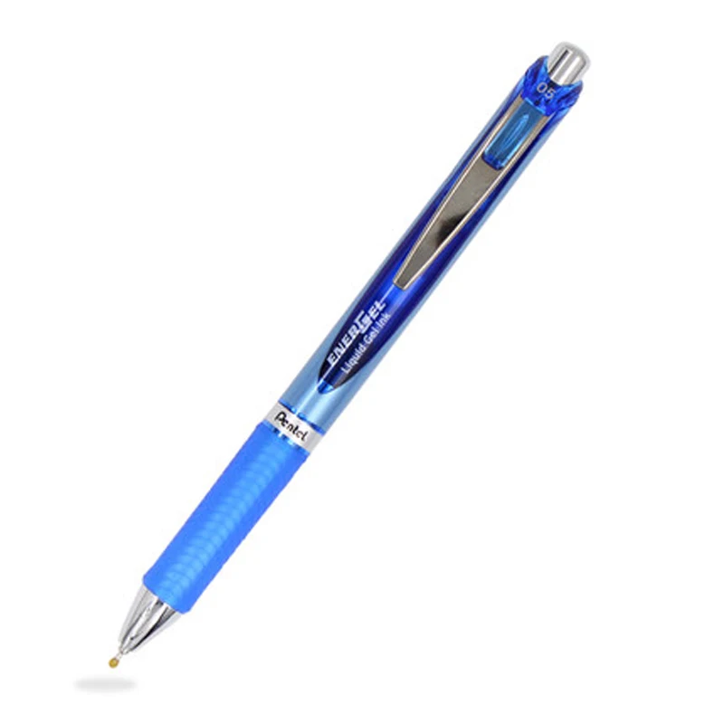 AS PIC blue ink 3 шт./кор. Pentel BLN75 гелевая ручка с гелевыми чернилами-быстрое высыхание-иглы-0,5 мм письменные принадлежности Офисная и школьные принадлежности - Цвет: AS PIC blue ink