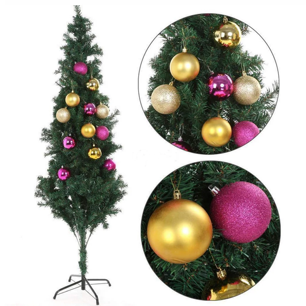 24PCS Christmas Tree Balls Small Bauble Hanging Home Party Ornament Decor UK