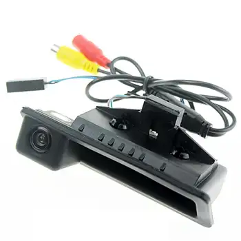 

HD 170 Degree Fisheye Lens Car Rear View Reverse Backup Trunk Handle Camera For B M W 5 Series M5 E60 E61 12V