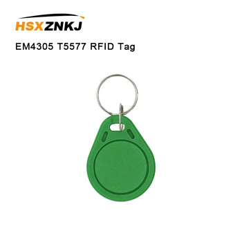 

10/50/100 Color Random Em4305 T5577 Rfid Tag Access Control Card Sticker 125khz Access Card Replicator Repeated Write Keychain