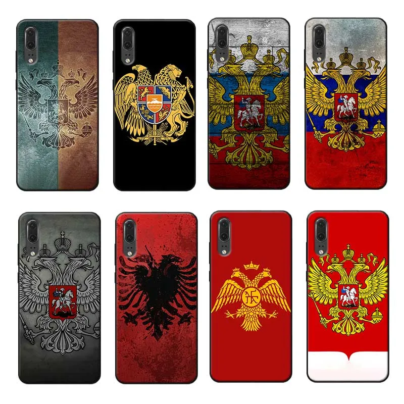 Для huawei mate 30 pro p20 p30 20 lite Прозрачный мягкий силиконовый чехол для телефона Флаг