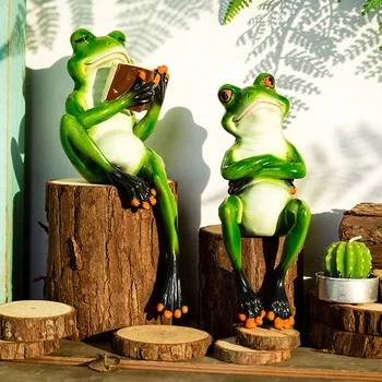 

Cartoon Rural Style Frog Decoration Book Bar Locker Cute Furnishings Fresh Fruit Shop Cashier Counter Small Fresh Decorations
