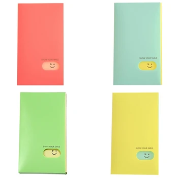 

1pc 120 Slots ID Holders Cute Cartoon Card Book Star LOMO Card Stock Capacity Business Card Clip Ticket Collection Book Stocks