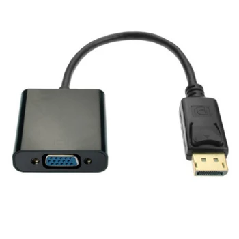 

DisplayPort (DP) to VGA Adapter, 10 Pack, Gold-Plated Display Port Male to Female Compatible with Computer, Desktop, PC