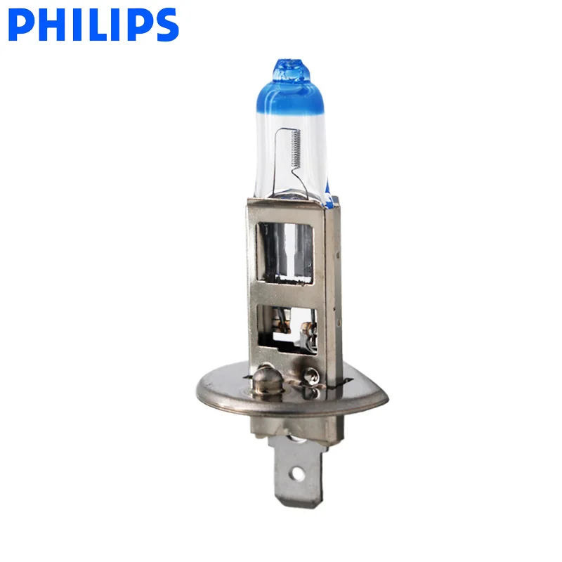 Philips H1 12V 55W X-treme Vision Plus ксеноновый яркий белый светильник, автомобильный галогенный головной светильник ECE+ 130% ярче, пара