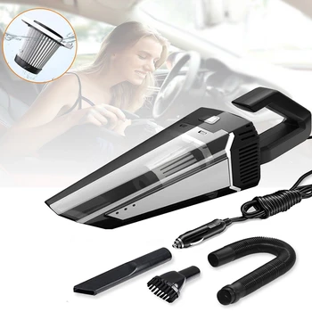 

Car Vacuum Cleaner,12V 5000PA Wet/Dry Portable Handheld Vacuum Cleaner with 5M Power Cord ,Strong Fan, HEPA Filter for Car Stron