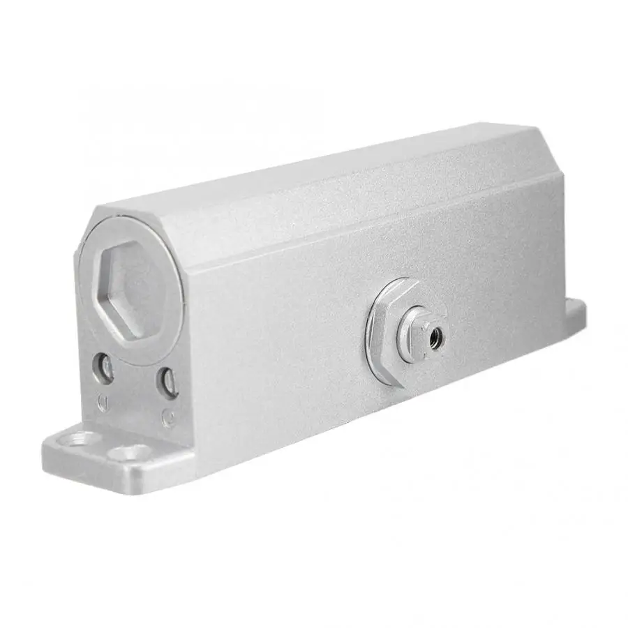 Home 180 degrees Aluminum Alloy Hydraulic Door Closer Automatic Closure 132-187oz