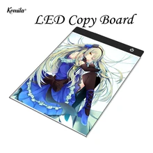 Новые цифровые планшеты A4 светодиодный Графический художник тонкий художественный Трафаретный Рисунок световая панель-бокс копировальный стол коврик три уровня для копирования