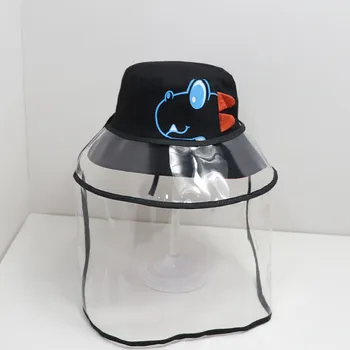 

1-3 years old kids Children Mask Hat Anti-fog Protection Hat Prevent Droplets Caps Unisex Windproof Kids Fisherman's Cap