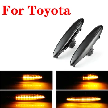

2Pcs Car LED Side Marker Lights For Toyota Soarer UZZ40 Highlander Kluger GSU 4 Turn Signal Light Side Repeater Lamp