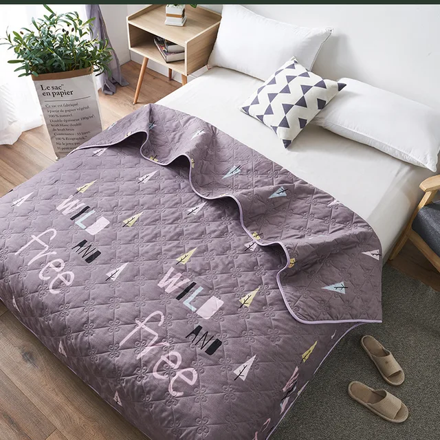 Flower Duvet Blank Thin Blanket Quilts 