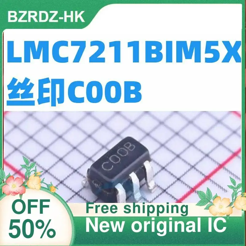 오리지널 LMC7211BIM5X, SOT23-5 C00B, 10 개