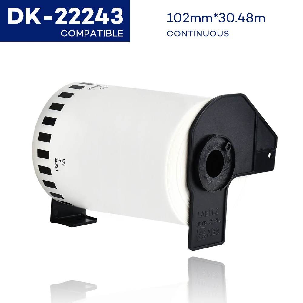 CIDY для смартфона ярлык термобумаги с непрерывной печатью DK22243 Φ 102 мм x 30 4 м