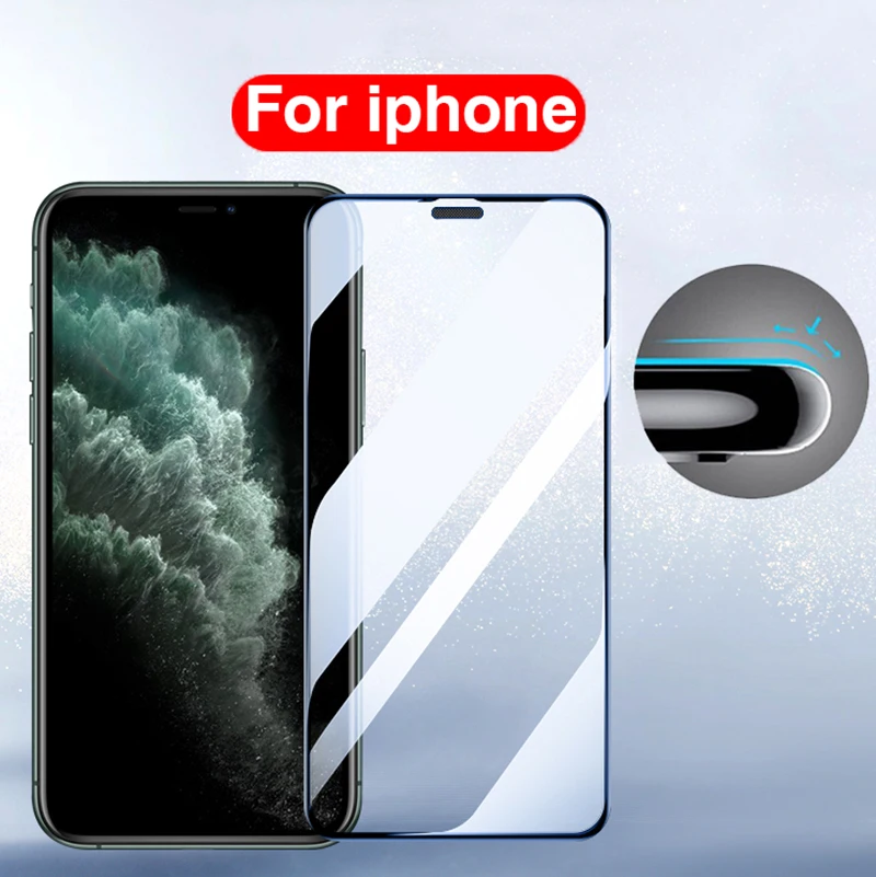 Защитное 3d стекло для iPhone 11 Pro Gorilla Glass aiphone iphone11 i phone 10 защита переднего