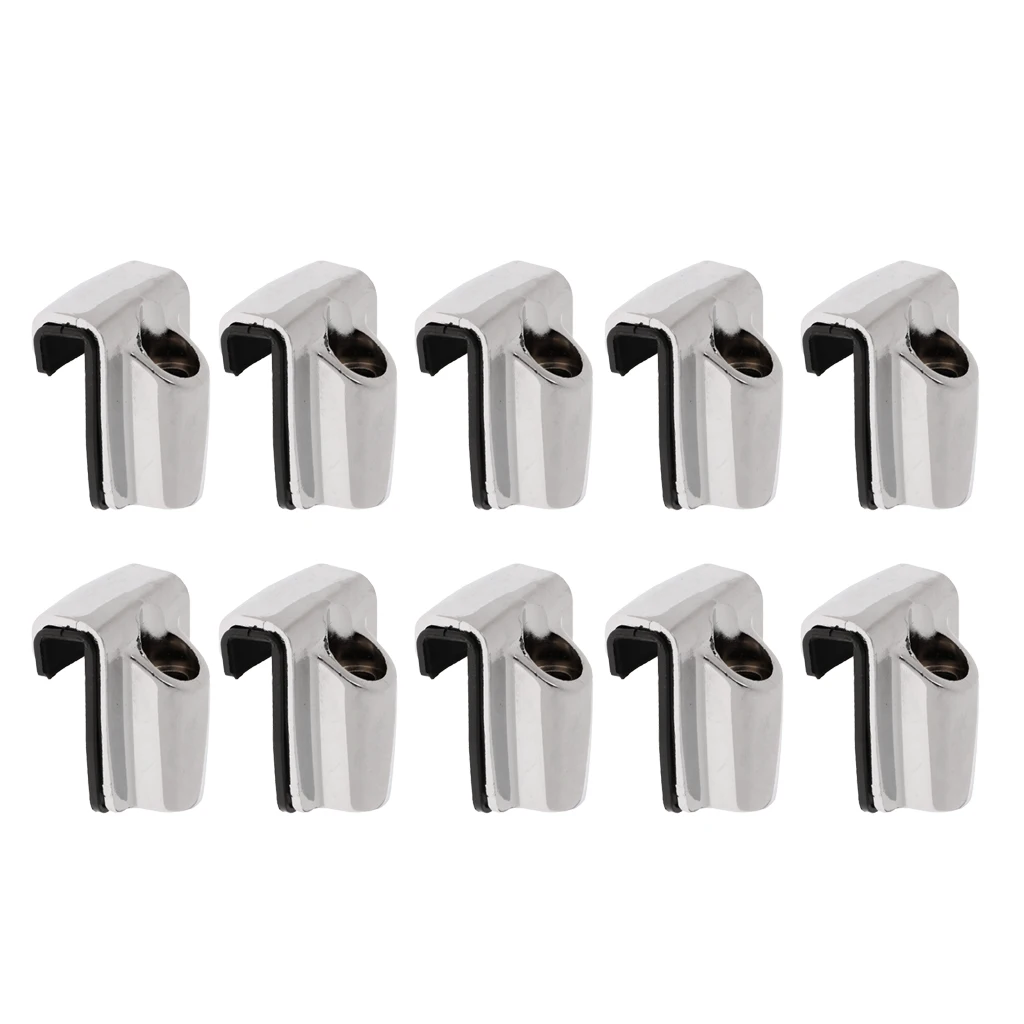 MagiDeal 10 Set OF Zinc Alloy Bass Drum Hooks Strong Enough To Hold Drum