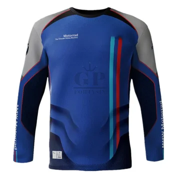 

Riding Motorcycle T-Shirt Motocross Men Car FOR BMW US Moto Short Tops Motocross Short Sleeve Tshirts Quick-Drying Summer Spring