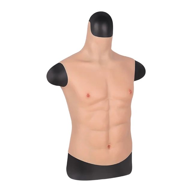 Realistic Silicone Fake Chest Muscle Male Suit Men Artificial Simulation Muscles  Cosplay Muscle Suits Costume Silicone False abs - AliExpress