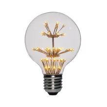 G80 E27 затемнения круглый светодиодный светильник лампочка 220V 3W 2200K с 47 светодиодный s& красивые звездное небо цветок Форма внутри