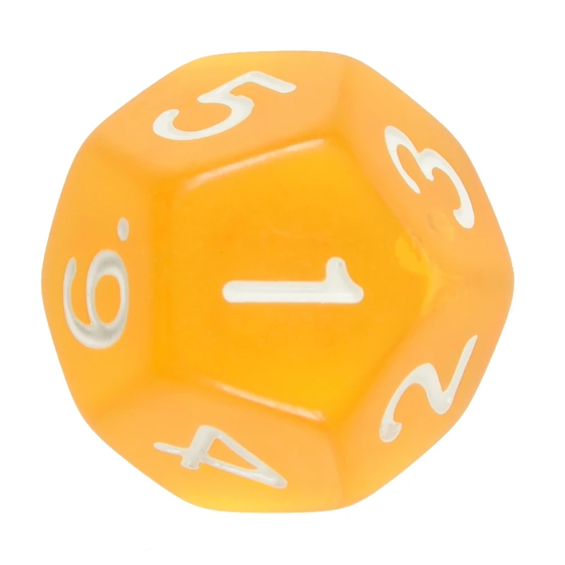 14-кости Двусторонняя D4 D6 D8 D10 D12 D20 MTG магия сбор D прозрачный синий и желтый