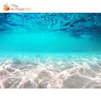 

LIFE MAGIC BOX Backgrounds for Photography Under Sea Bottom Hromakey Treat Children Birthday Video Wedding Backdrops