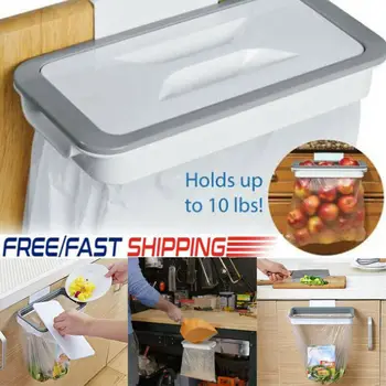 

Trash Garbage Hanging Bag Hanger Rubbish Holder Kitchen Support Cabinet Stand