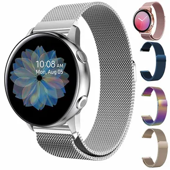 

20mm 22mm smart watch band Bracelet for galaxy watch active 2 40mm 44mm correa for samsung gear s3 frontier/Classic 46mm Strap