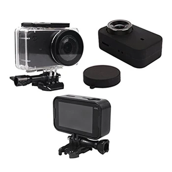 

Waterproof Housing Case Box + Frame Shell Cover + Skin Case Cover + Lens Cap Protector For Xiaomi Mijia 4K Action Sport Camera A