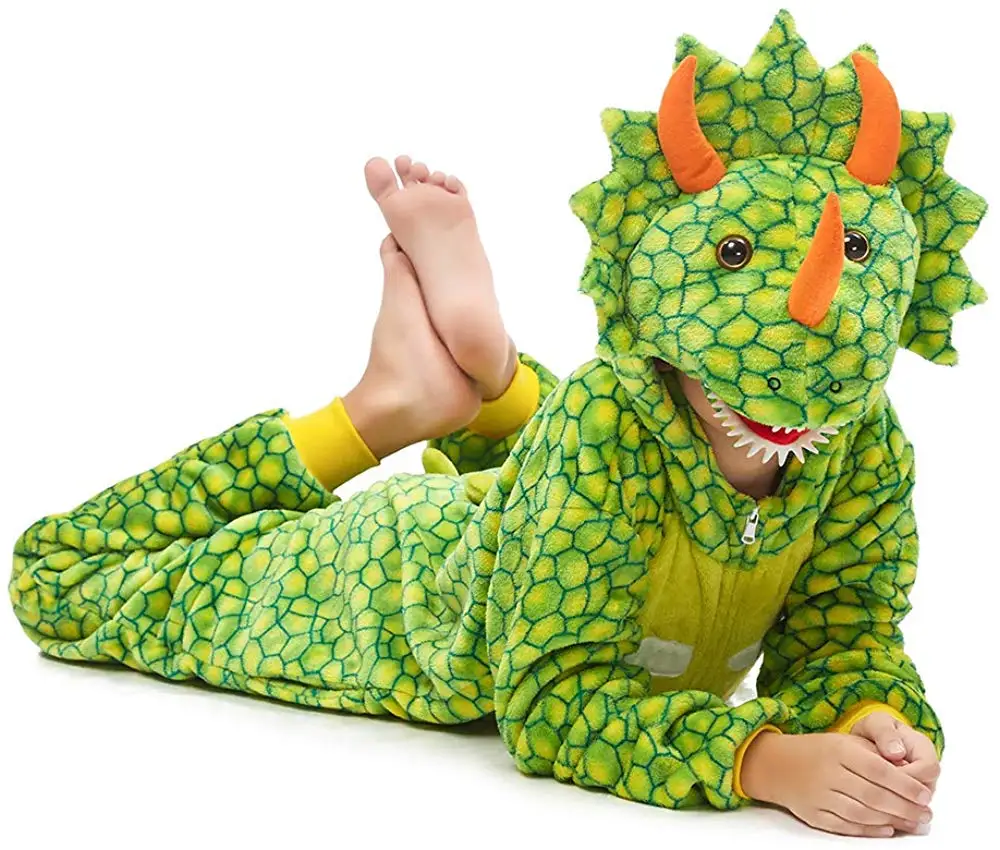 Triceratop Dinosaur Dragon Girl Sleepwear Kid Halloween Girl Pajama Costume Boy Pajamas Cosplay Costume Pyjamas for Boys Triceratop Dinosaur Dragon Girl Sleepwear Kid Halloween Girl Pajama Costume Boy Pajamas Cosplay Costume Pyjamas for Boys