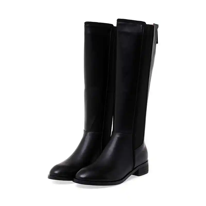 Botas mujer; обувь на высоком каблуке; женские сапоги для верховой езды; винтажные рыцарские сапоги из коровьей кожи; сохраняющие тепло высокие сапоги на молнии для зрелых женщин