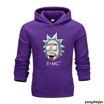 

2020 New hot Autum Design Rick and morty Mens Hoodies Cotton Funny Print Hoodie Man Fashion Rick morty Casual Hoodie Sweatshirts