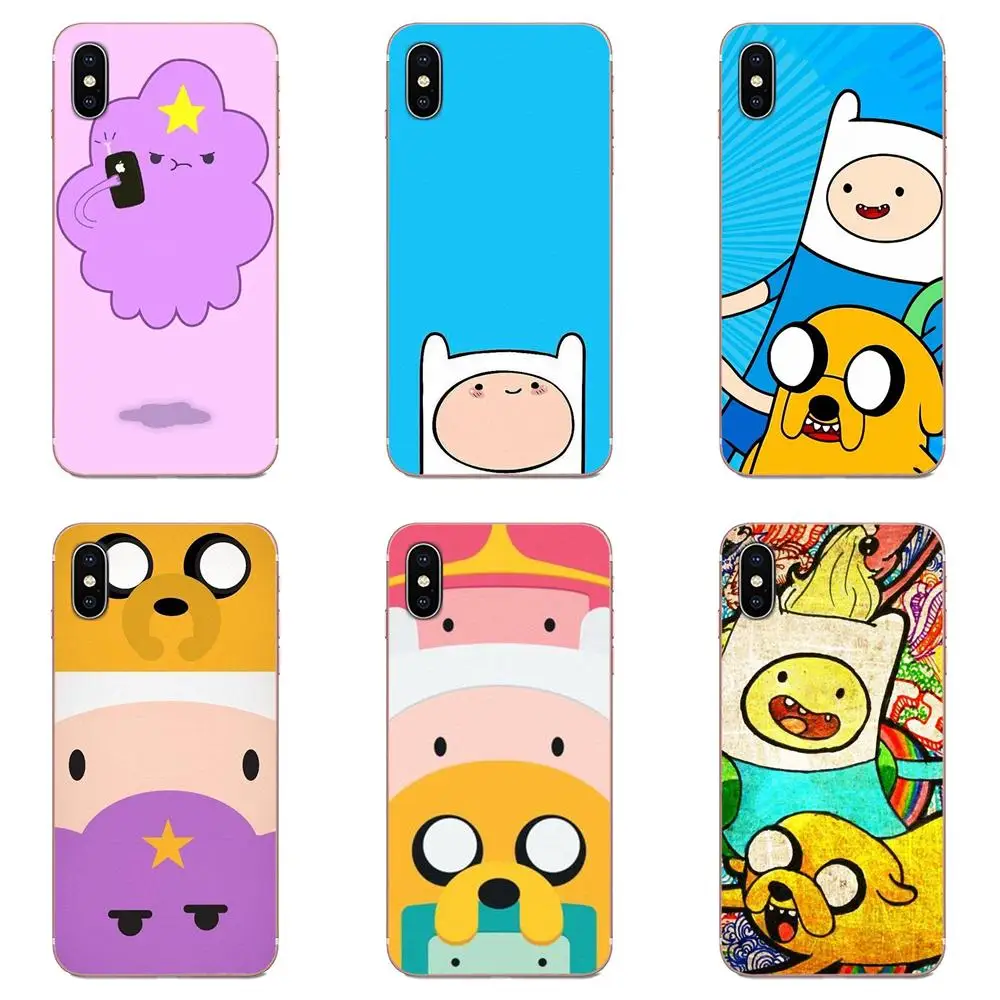 Время приключений Финн выцветает с Jack Мягкий Силиконовый ТПУ прозрачный