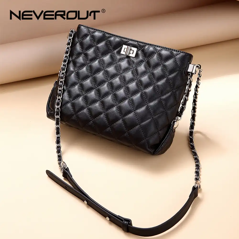 ladies black cross body bag